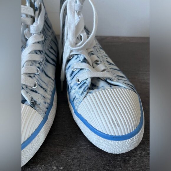 ISABEL MARANT tie-dye high-top sneakers Size 8 - Picture 8 of 14